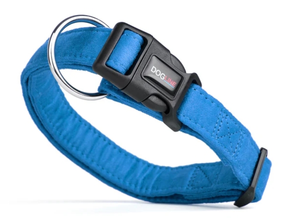 DogLinecomfortmicrofiberflatcollarblue1.jpeg