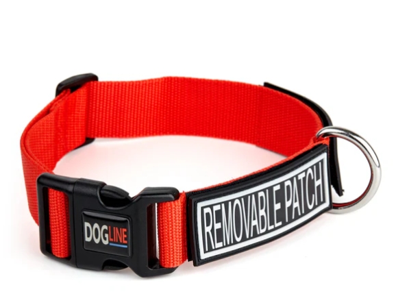 Tactical Omega Series Nylon Dog Collars with Removable Patch Hook | Fidos Lair