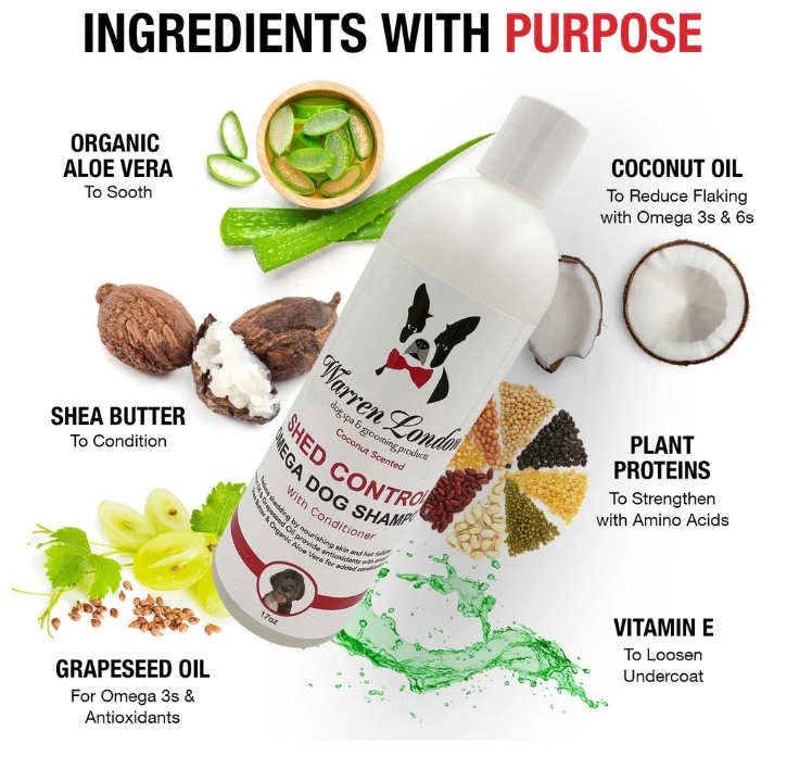Naturally Simple Dog Shampoo and Conditioner Ingredients | Fidos Lair