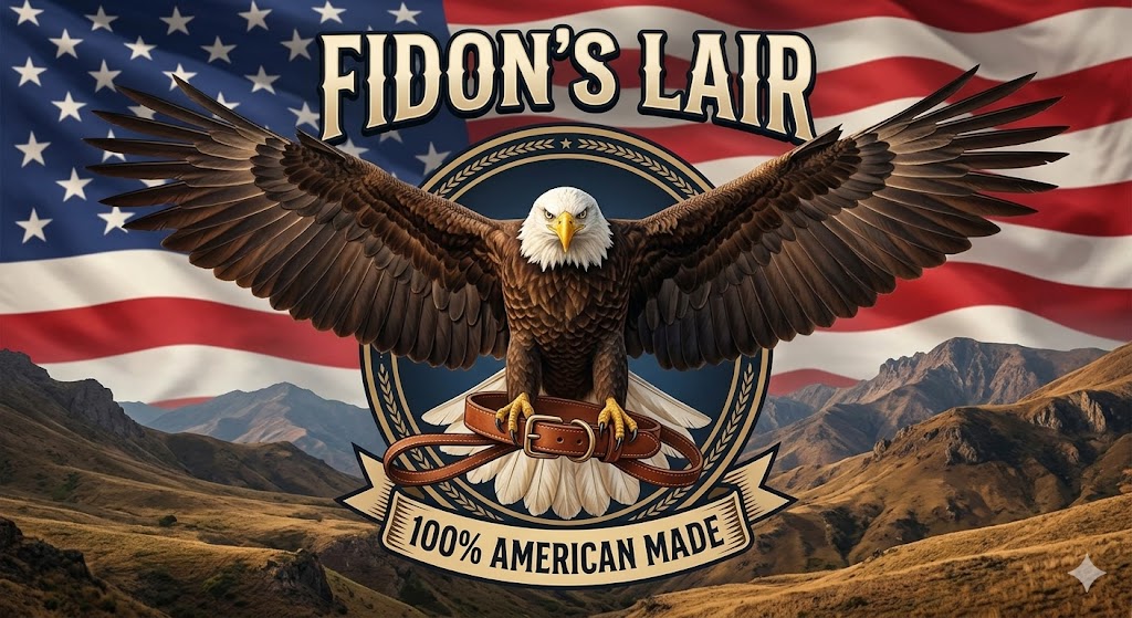 Fidon's Lair - 100% American Made Quality Guarantee for Dog Gear