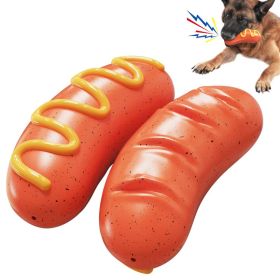 POKEl Dog Chew Toys Aggressive- Chewers. Indestructible Dog Toy For Aggressive Chewer, Tough Chew Toys For Dogs  Rubber  Orange Plain