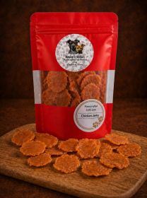 Roscoe & Stella’s - Chicken Jerky Snack, Handcrafted Organic Training Snacks