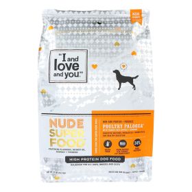 Fidos Lair | I and Love and You - "Nude Superfood" Poultry Palooza – 23 lb Grain-Free High-Protein Kibble