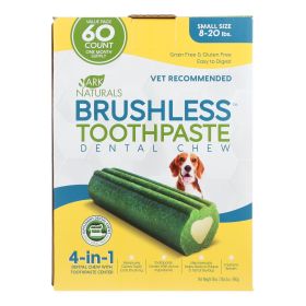 Fidos Lair | Ark Naturals - Brushless Toothpaste Dental Chews – 60-Count Small Breed Value Pack