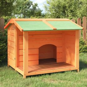 Dog House Brown 37.8"x34.3"x31.7" Solid Wood Pine