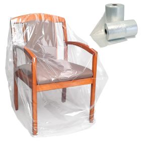 Pack of 275 General Furniture Covers on Roll 28 x 17 x 58. Ultra Thin Design 1 mil Clear Plastic Bags 28x17x58. Great for Home Furniture Care. Ideal f