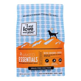 Fidos Lair | I and Love and You - Naked Essentials Chicken & Duck – Case of 4 Grain-Free Holistic Kibble