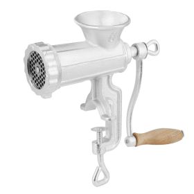 Manual Meat Grinder, Heavy Duty Cast Iron Hand Meat Grinder with Steel Table Clamp, Meat Mincer Sausage Maker with 1 Cutting Blade