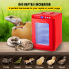 Red Reptile Incubator 25L Scientific Lab Incubator Digital Incubator Cooling and Heating 5-42°C Reptile Egg Incubator 12V/110V Work for Small Re