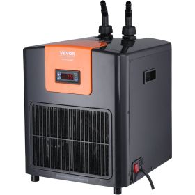 Aquarium Chiller, 92 Gal 348 L, 1/4 HP Hydroponic Water Chiller, Quiet Refrigeration Compressor for Seawater and Fresh Water