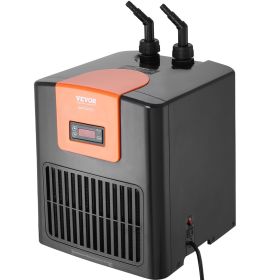 Aquarium Chiller, 52 Gal 196 L, 1/10 HP Hydroponic Water Chiller, Quiet Refrigeration Compressor for Seawater and Fresh Water