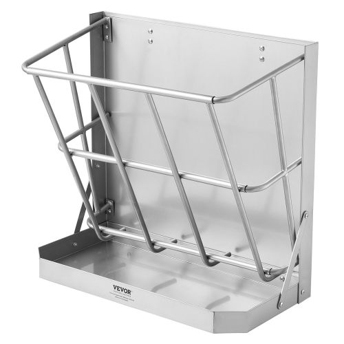 Wall Mounted Goat Hay Feeder 2 in 1 Hay and Grain Feeder 21 Gallons