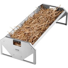 Livestock Feeding Trough 22 Gallon Capacity 45" Goat Feeder for 10 Sheep