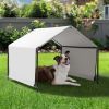 4*4*3.3FT Dog Tent for Large Gray
