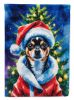 Black and Tan Chihuahua Christmas Garden Flag Mailbox Decorative Yard Banner Outside Patio Artwork for Flower Beds, Garden Size, Multicolor