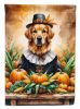 Golden Retriever Thanksgiving Garden Flag Mailbox Flag Decorative Yard Flag Banner Outside Patio Artwork Yard Flower Beds, Garden Size, Multicolor