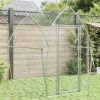 Chicken Cage Silver 78.7"x41.3"x71.7" Galvanized Steel