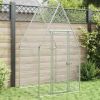 Chicken Cage Silver 39.4"x39.4"x74.8" Galvanized Steel