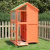 Bird House Brown 38.2"x31.9"x59.8" Solid Wood Pine