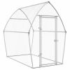 Chicken Cage Silver 78.7"x41.3"x71.7" Galvanized Steel