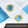 Combo Pack USA American Flag & Chicago Flag 3x5 Ft Embroidered 300D Polyester Indoor Outdoor Brass Grommets