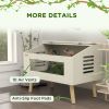 PawHut Reptile Terrarium 29 Gallon Top Opening Reptile Tank with Glass Windows Air Ventilations