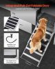 61 Inch Dog Grooming Bath Tub Stainless Steel w Ramp Water Filter