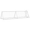 Chicken Cage Silver 157.5"x41.3"x35.8" Galvanized Steel