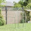 Chicken Cage Silver 78.7"x41.3"x71.7" Galvanized Steel