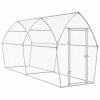 Chicken Cage Silver 157.5"x41.3"x71.7" Galvanized Steel