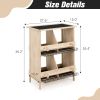 2-tier Chicken Coop with Nesting Boxes, Standing Poles, Waterproof Roof and Thermal Insulation Cotton