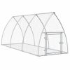 Rabbit Hutch Silver 118.1"x41.3"x47.2" Galvanized Steel