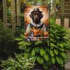 Chocolate Labrador Retriever Thanksgiving Garden Flag Mailbox Flag Decorative Yard Flag Banner Outside Patio Artwork Yard Flower Beds, Garden Size