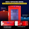 Red Reptile Incubator 25L Scientific Lab Incubator Digital Incubator Cooling and Heating 5-42°C Reptile Egg Incubator 12V/110V Work for Small Re