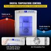 White Reptile Incubator 25L Scientific Lab Incubator Digital Incubator Cooling and Heating 5-60°C Reptile Egg Incubator 12V/110V Work for Small