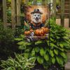 American Eskimo Thanksgiving Garden Flag Mailbox Flag Decorative Yard Flag Banner Outside Patio Artwork Yard Flower Beds, Garden Size, Multicolor