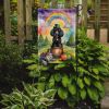Black Poodle St Patrick's Day Garden Flag Mailbox Flag Decorative Yard Flag Banner Outside Patio Artwork Yard Flower Beds, Garden Size, Multicolor