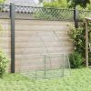 Rabbit Hutch Silver 39.4"x41.3"x47.2" Galvanized Steel