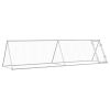 Chicken Cage Silver 157.5"x41.3"x35.8" Galvanized Steel