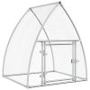 Chicken Cage Silver 39.4"x41.3"x47.2" Galvanized Steel
