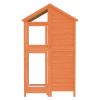 Bird House Brown 38.2"x31.9"x59.8" Solid Wood Pine