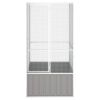 Bird Cage Gray 43.7"x42.1"x83.3" Galvanized Steel