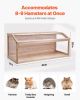 Wooden Hamster Cage Habitat 48 in Clear Mice Rodents Small Animals Cage
