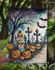 Day of the Dead Spooky Halloween Garden Flag Mailbox Flag Decorative Yard Flag Banner Outside Patio Artwork Yard Flower Beds, Garden Size, Multicolor