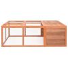 Garden Animal Cage 59.1"x39.4"x11.8" Solid Firwood