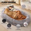 A Human Dog Bed 72x48x10in Large Human Size Dog Bean Bed Washable PV Velvet