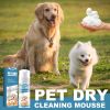 Yegbong Pet Dry Cleaning Mousse Body Wash For Young Cats And Dogs Wash Free To Remove Odor And Smooth Hair Cleaning