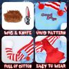 Dog Halloween Costumes - Chucky Dog Costume with Knife for Pets Party Christmas Cosplay Cute Outfits Clothes Deadly Dog Clothes Funny Dog Costumes Hal