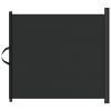 Retractable Pet Gate Black 46.3"x49.2"