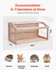 Wooden Hamster Cage Habitat 40 in Clear Mice Rodents Small Animals Cage